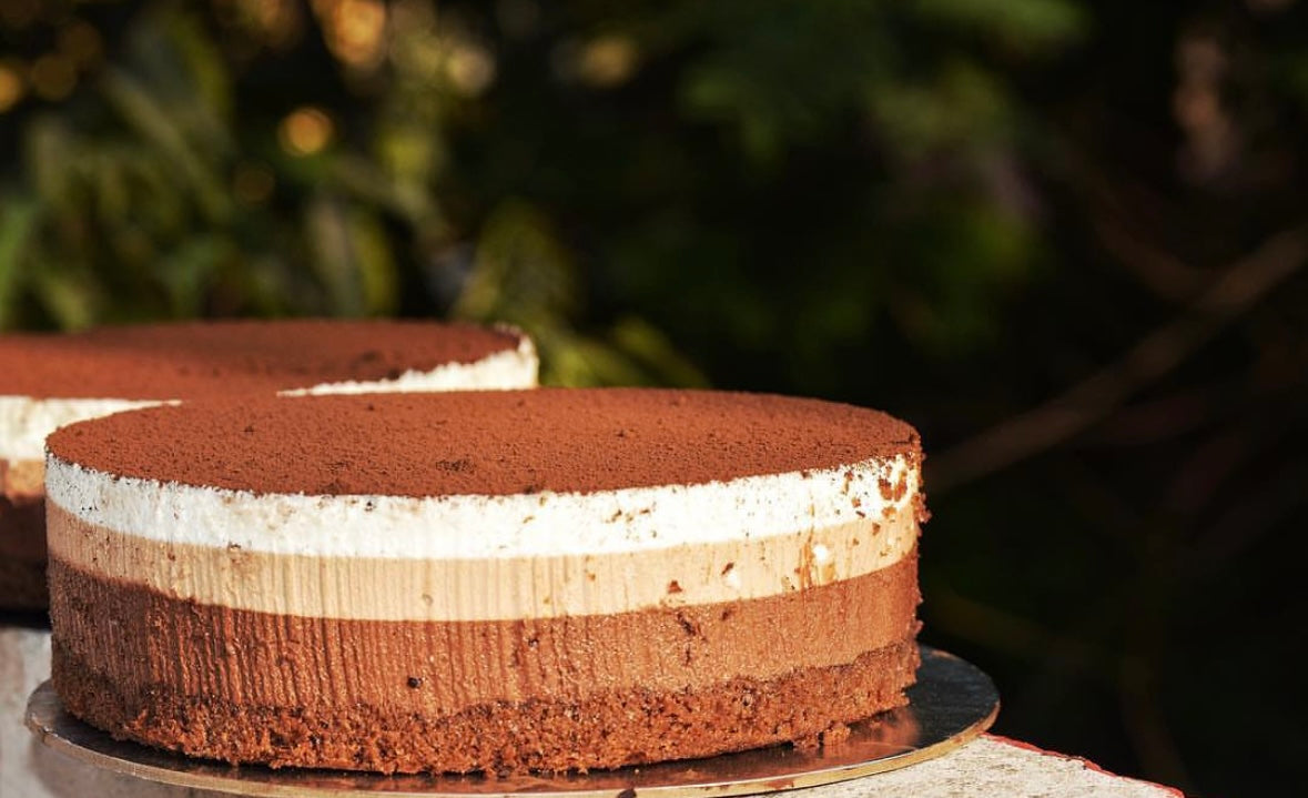 Triple Chocolate Mousse Cake
