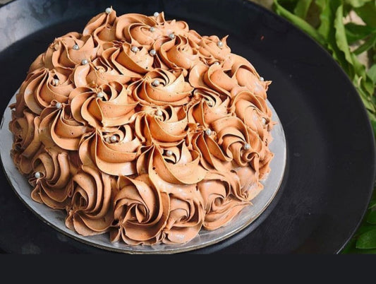 Belgian Chocolate Rosette Cake