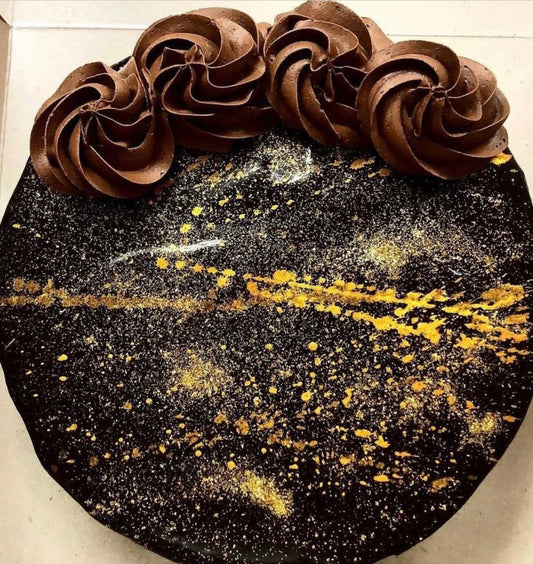 Black Gold Belgian Chocolate Cake