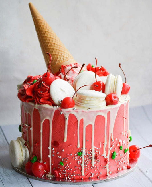 Red Velvet Monster Cake