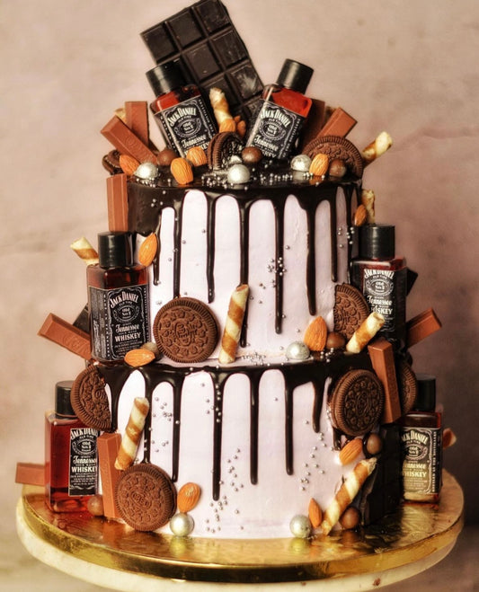 Jack Daniels Birthday Cake