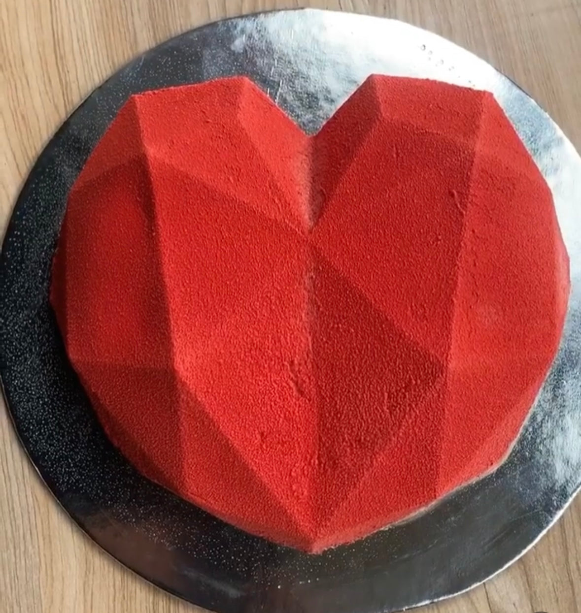 Hexagon Heart Mousse