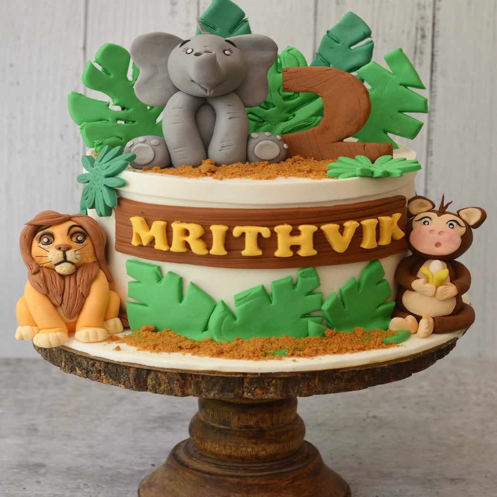 Jungle Themed Cake