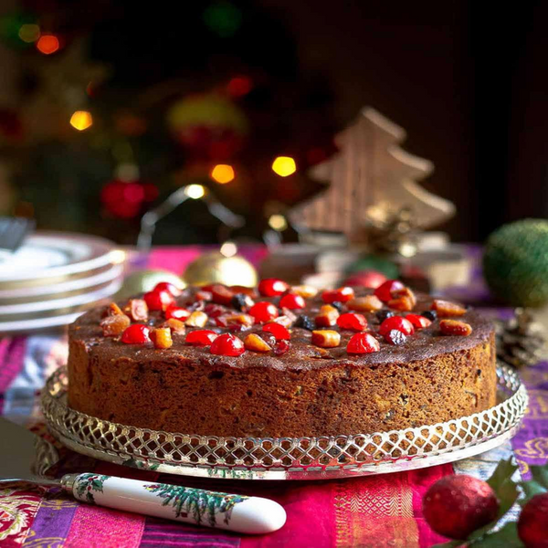 Aged Dark Rum Plum Cake